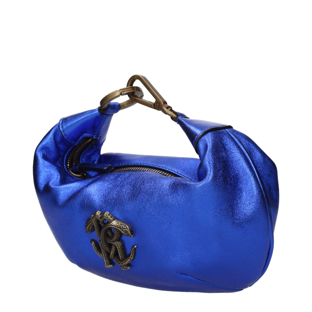 Roberto Cavalli - Blue Leather Handbag