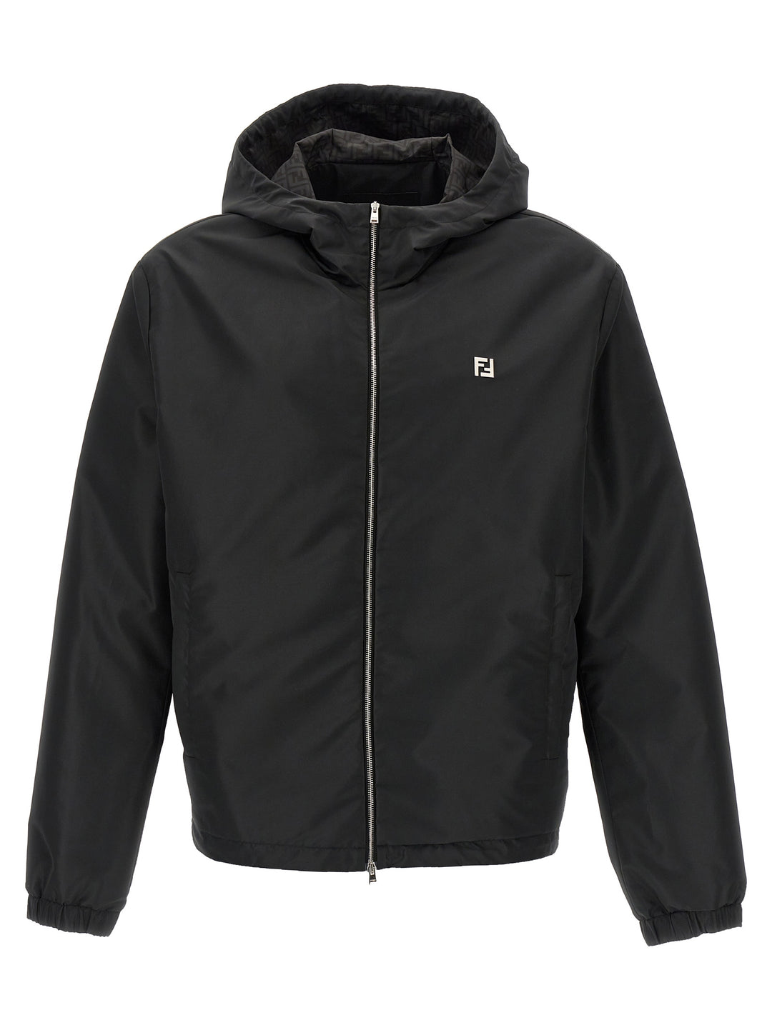Fendi Black Polyester Shell Jacket