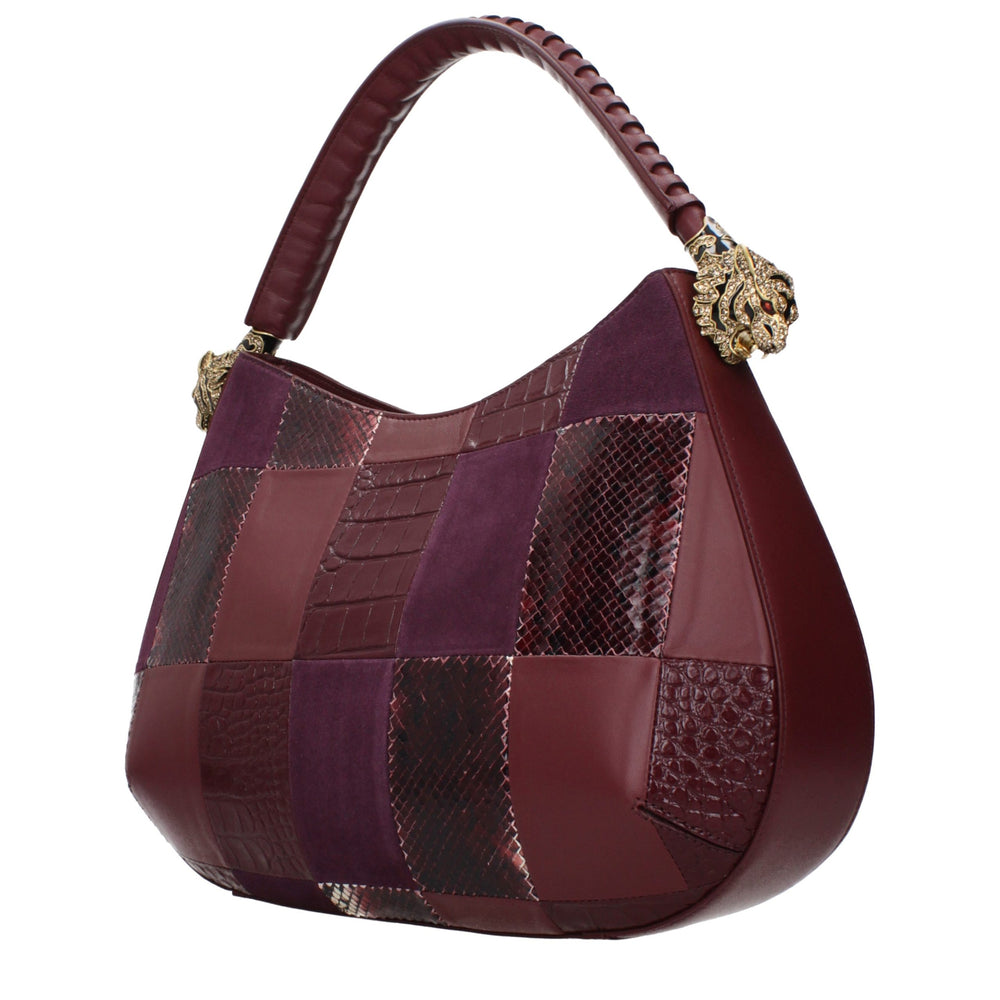 Roberto Cavalli - Purple Leather Handbag
