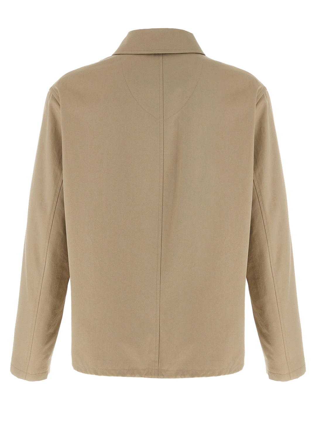Burberry Beige Cotton Full-Length Jacket
