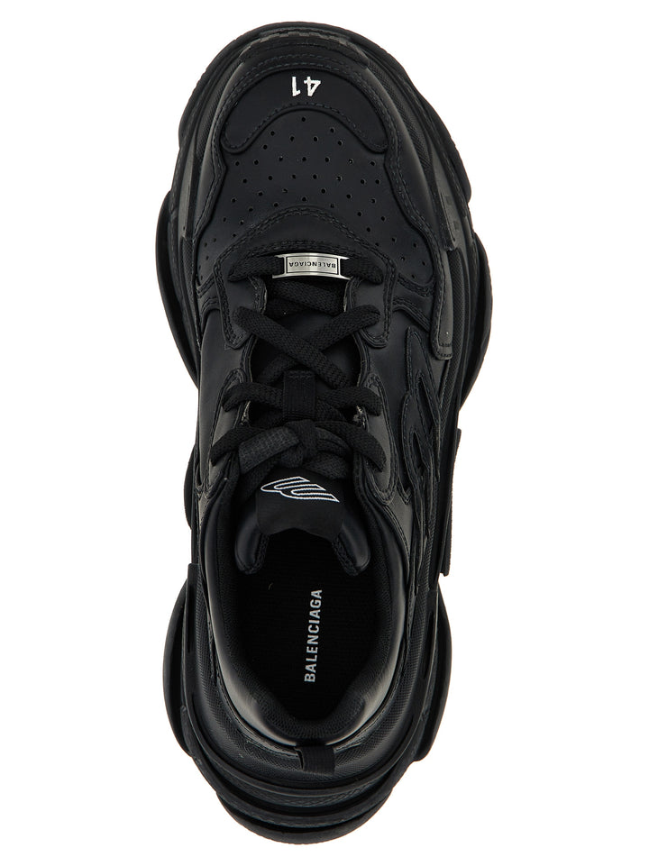 Balenciaga Black Polyethylene Athletic Sneakers