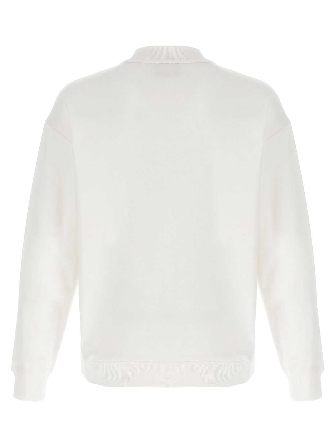 Hugo Boss White Cotton Sweatshirt
