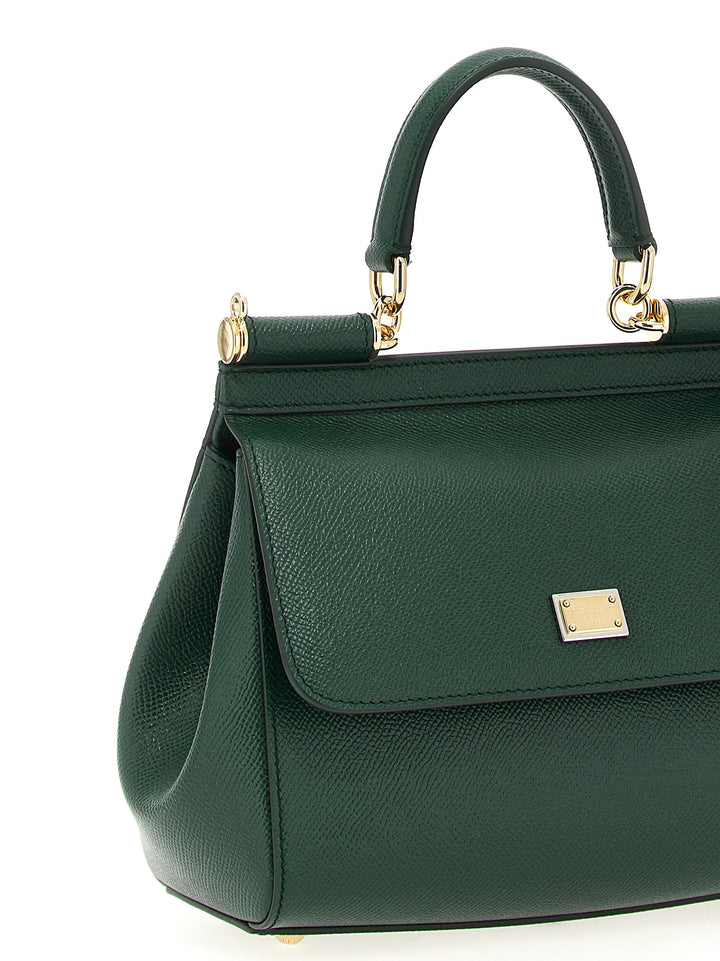 Dolce &amp; Gabbana Bicolor Calfskin Handbag