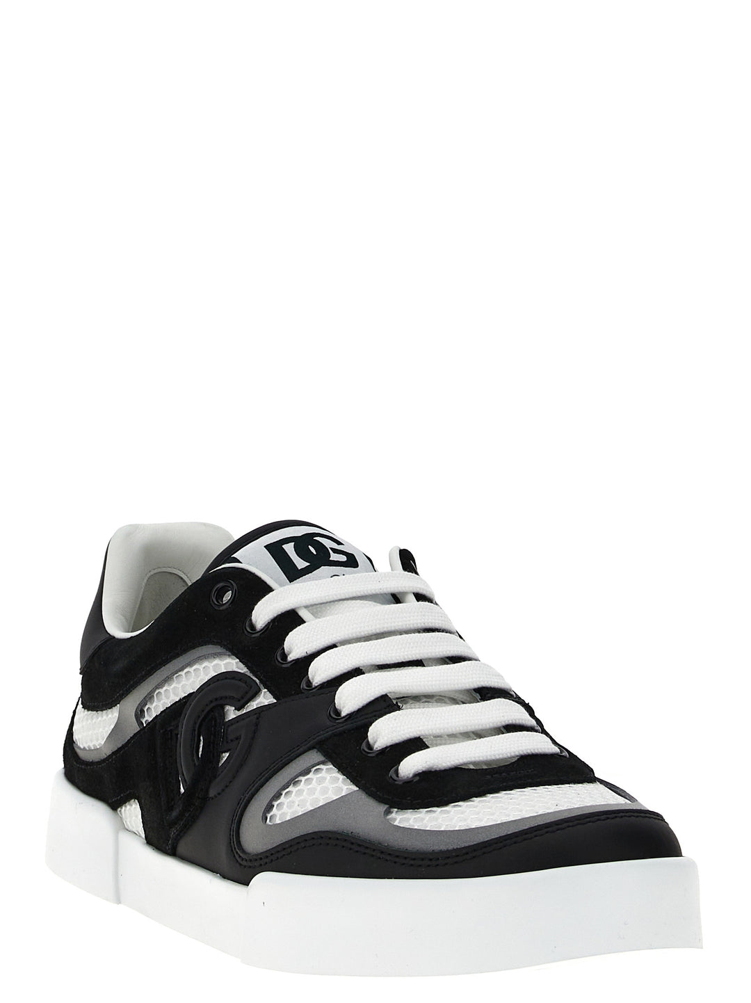 Dolce &amp; Gabbana Bicolor Calfskin Sneakers