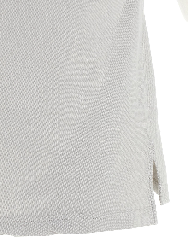 Balenciaga Gray Cotton Polo Shirt