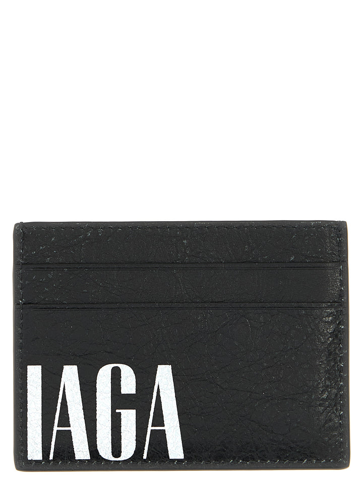 Balenciaga Bicolor Lamb Leather Cardholder