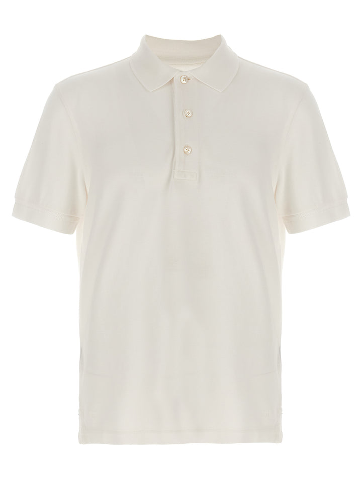 Tom Ford White Lyocell Polo Shirt