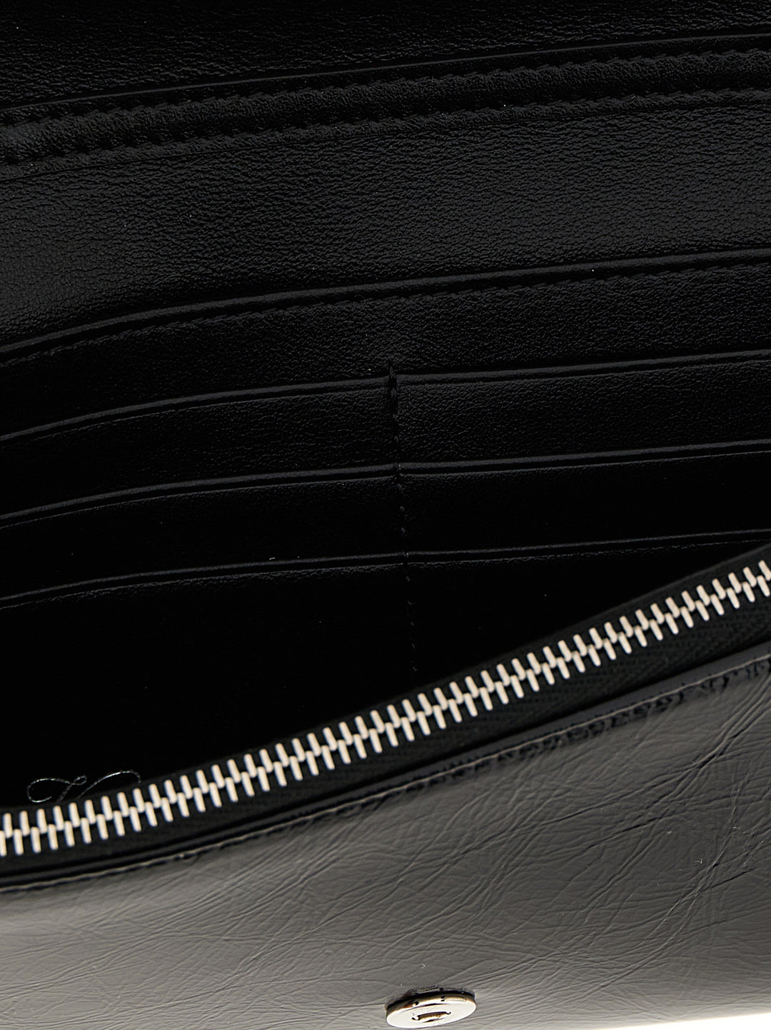 Roger Vivier Black Calfskin Cardholder