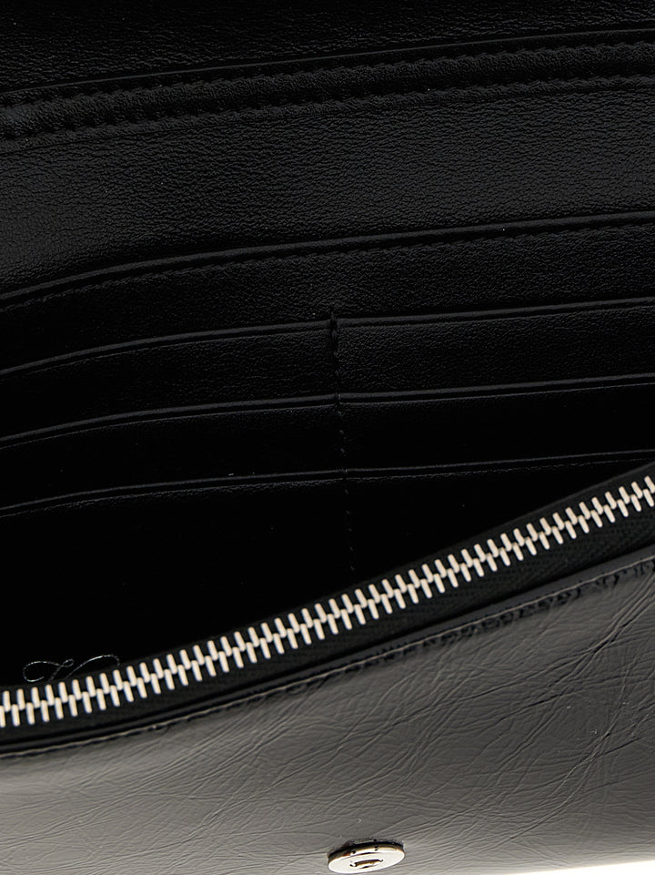 Roger Vivier Black Calfskin Cardholder