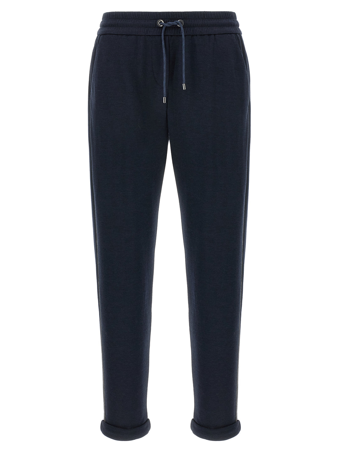 Brunello Cucinelli Blue Cotton Joggers (Workout Pants)