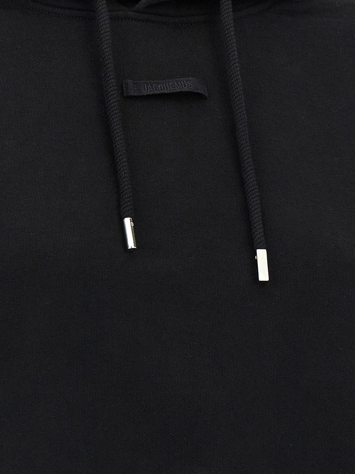 Jacquemus Black Cotton Hoodie