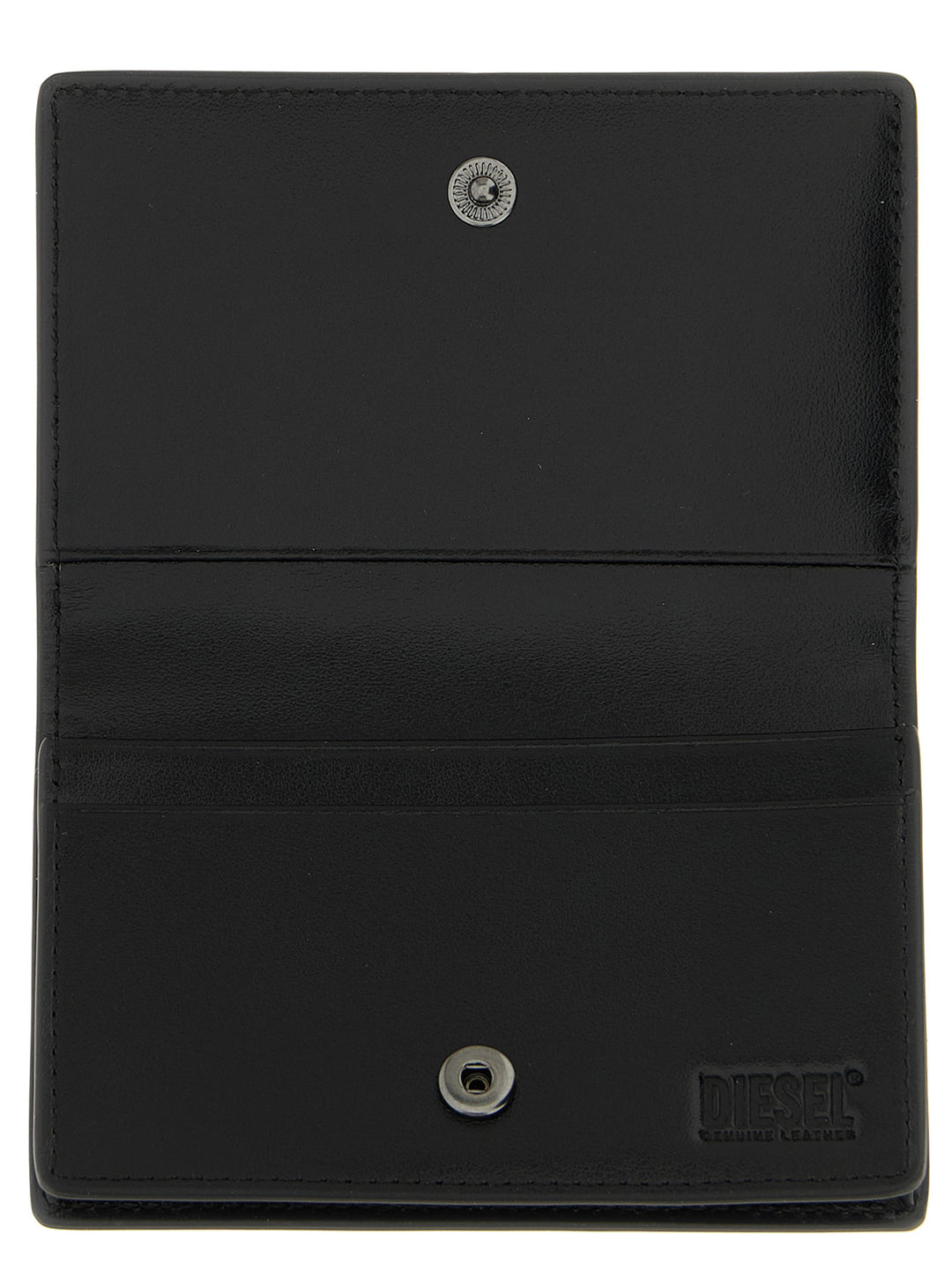 Diesel Black Leather Cardholder
