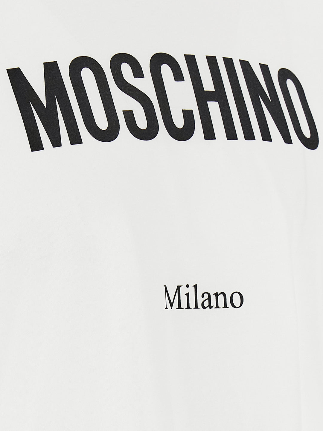 Moschino Bicolor Cotton T-Shirt