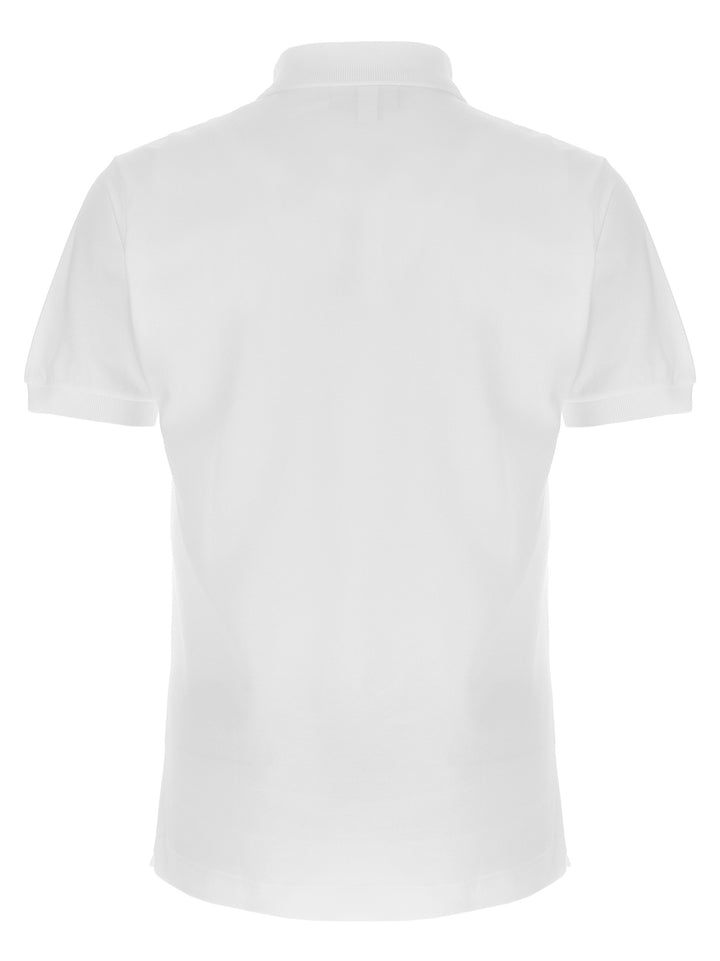 Lacoste White Cotton Polo Shirt