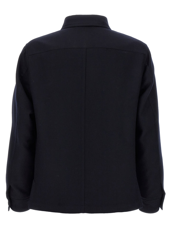 Tom Ford Blue Wool Blouse