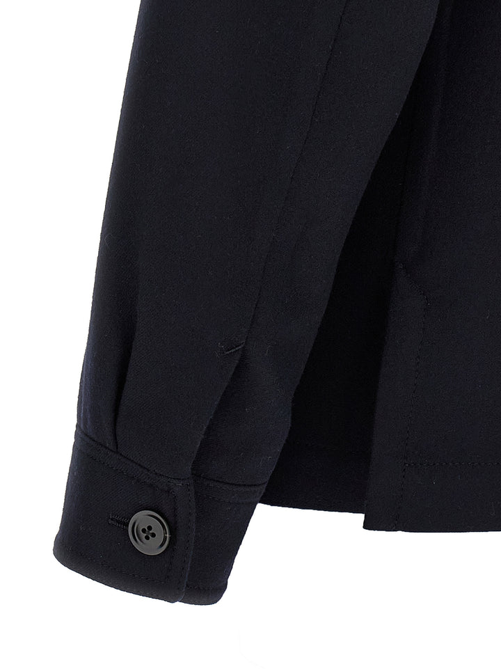 Tom Ford Blue Wool Blouse