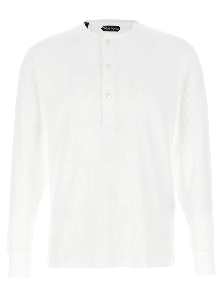 Tom Ford White Cotton T-Shirt