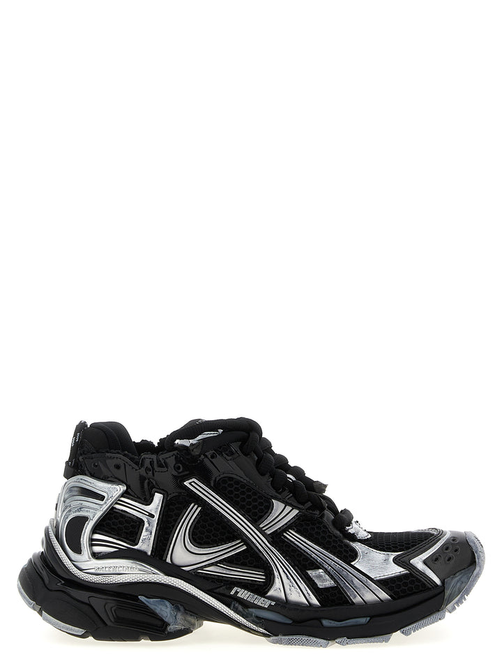 Balenciaga Black Polyethylene Athletic Sneakers