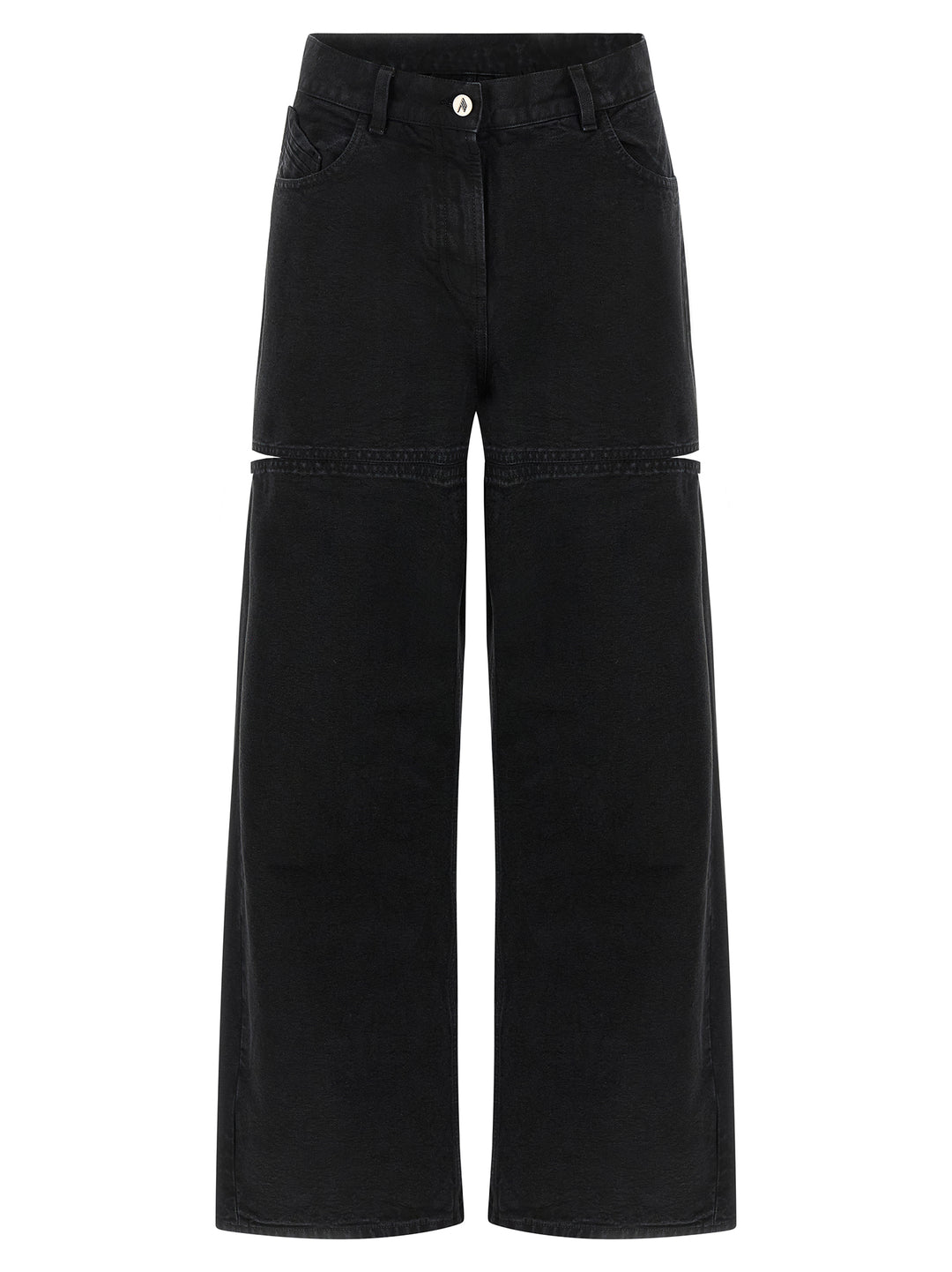 The Attico Black Cotton Jeans Denim