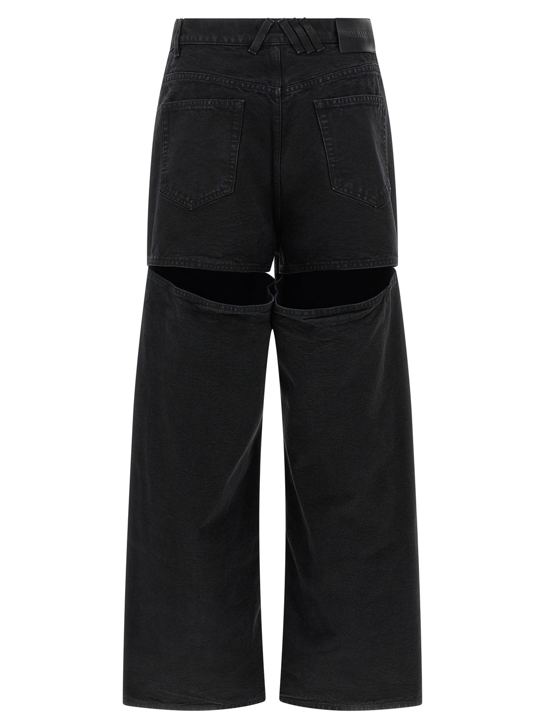 The Attico Black Cotton Jeans Denim