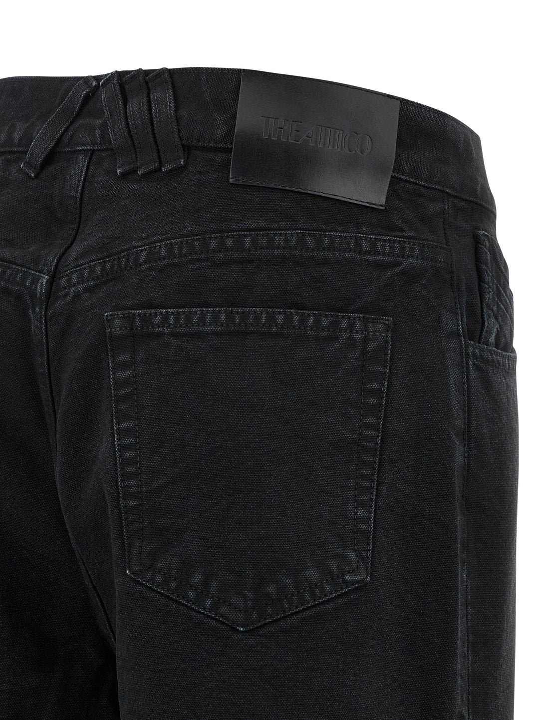 The Attico Black Cotton Jeans Denim