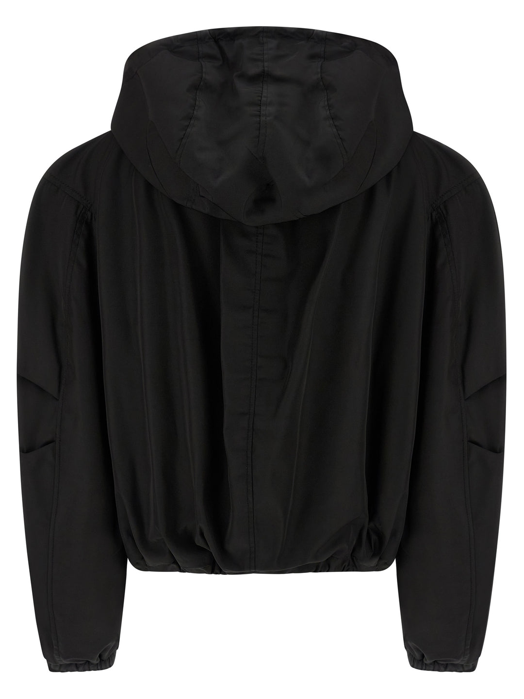 The Attico Black Polyamide Bomber