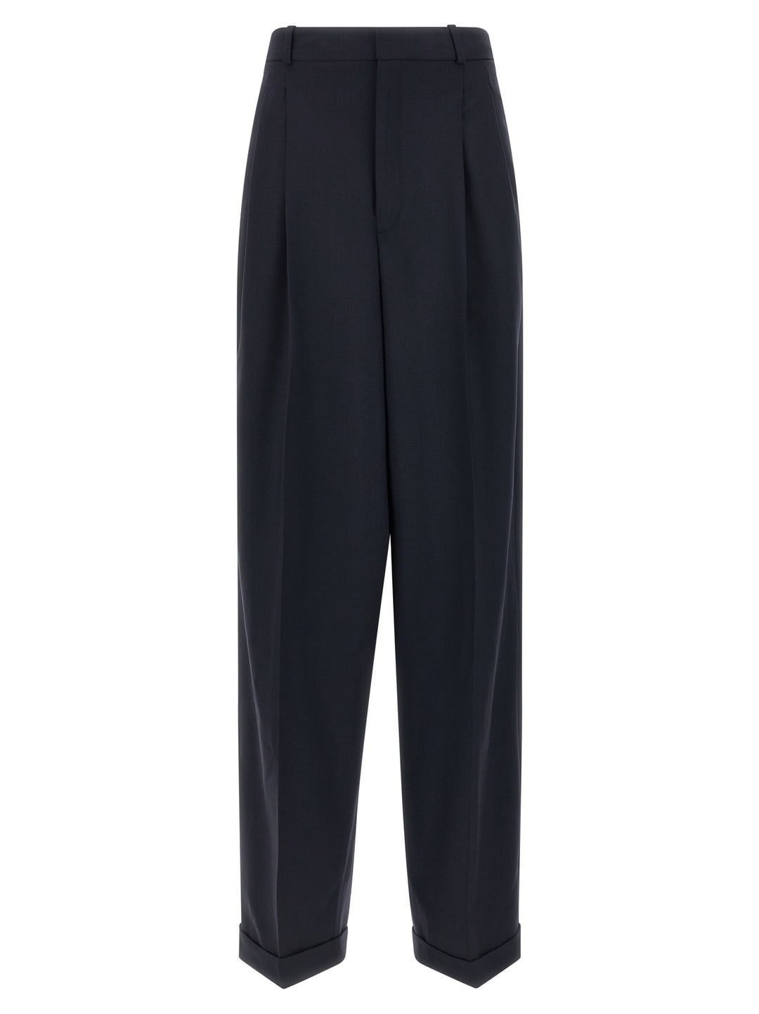 Polo Ralph Lauren Blue Wool Casual Pants