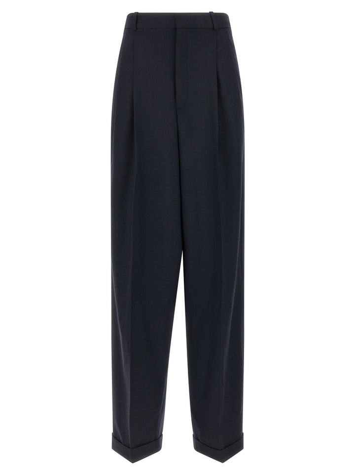 Polo Ralph Lauren Blue Wool Casual Pants