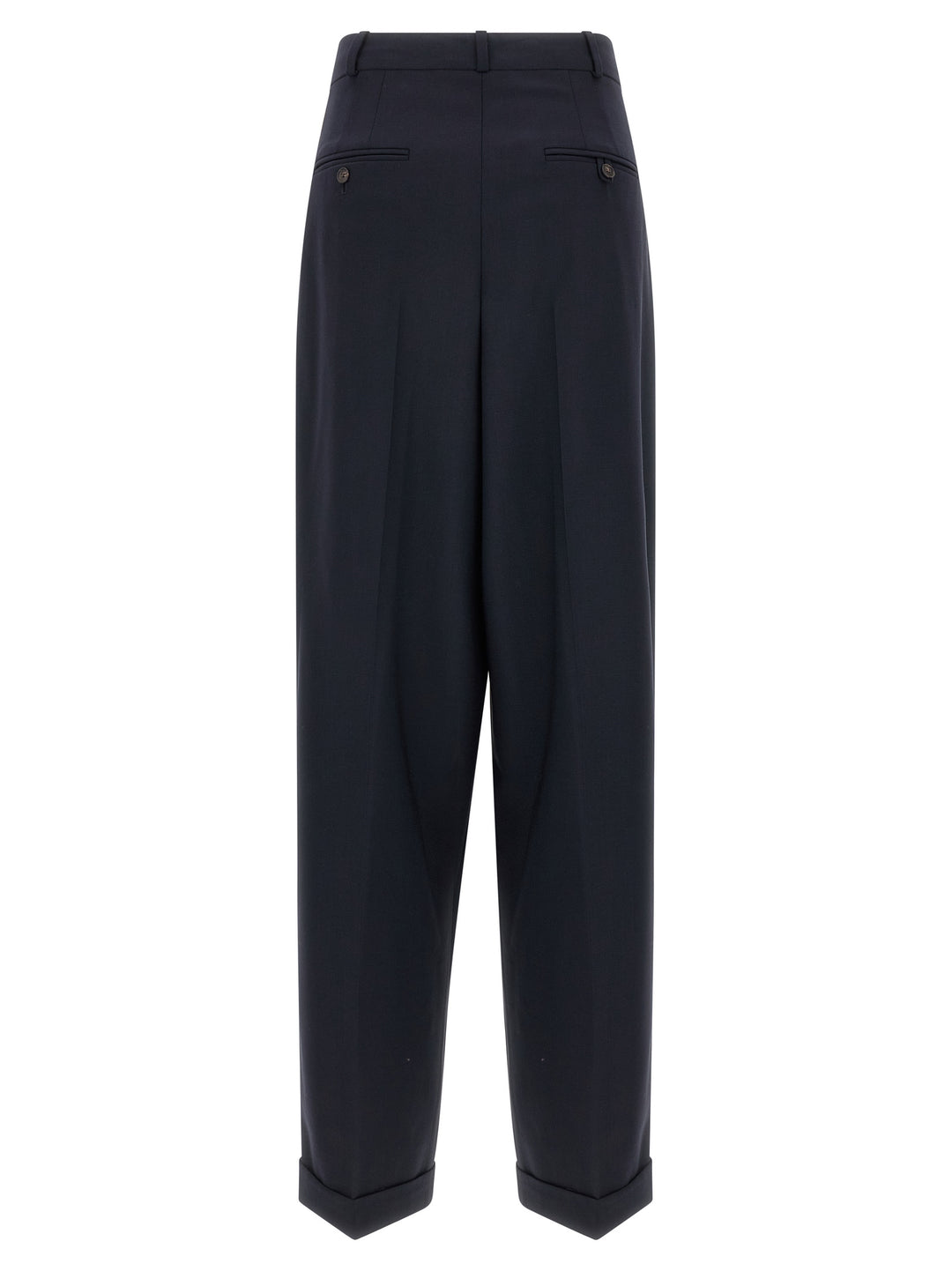 Polo Ralph Lauren Blue Wool Casual Pants