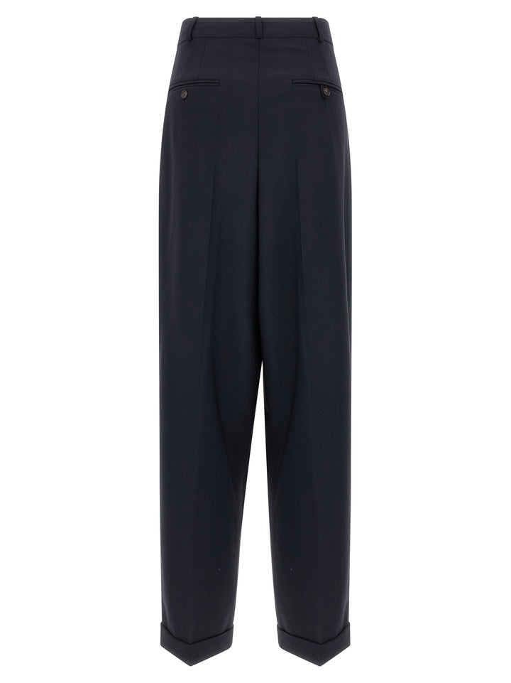Polo Ralph Lauren Blue Wool Casual Pants