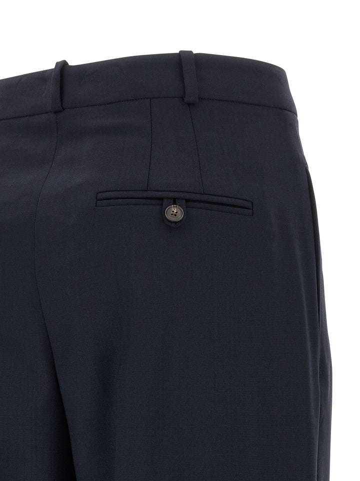 Polo Ralph Lauren Blue Wool Casual Pants