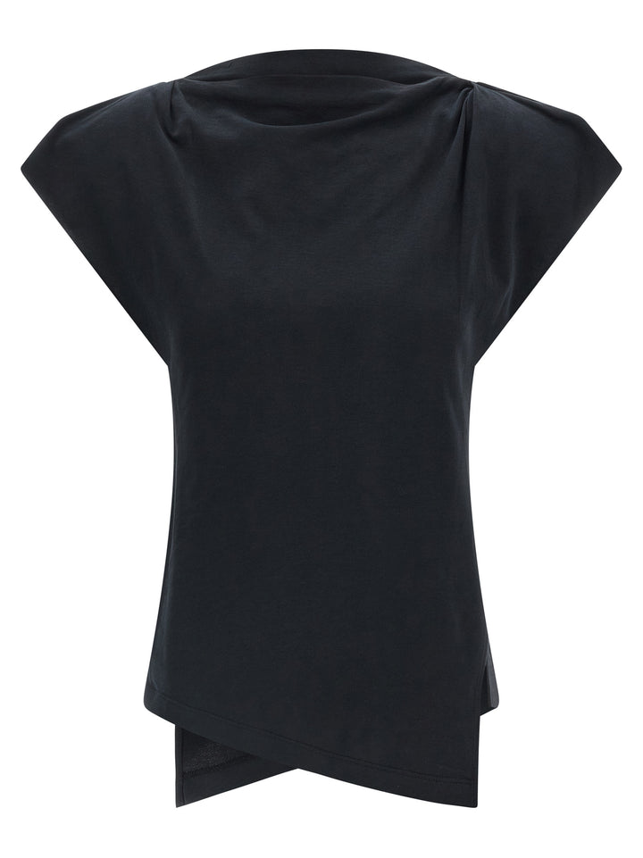 Isabel Marant Black Cotton T-Shirt
