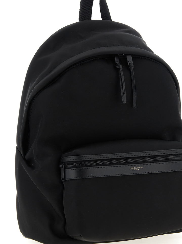 Saint Laurent Black Polyamide Backpack