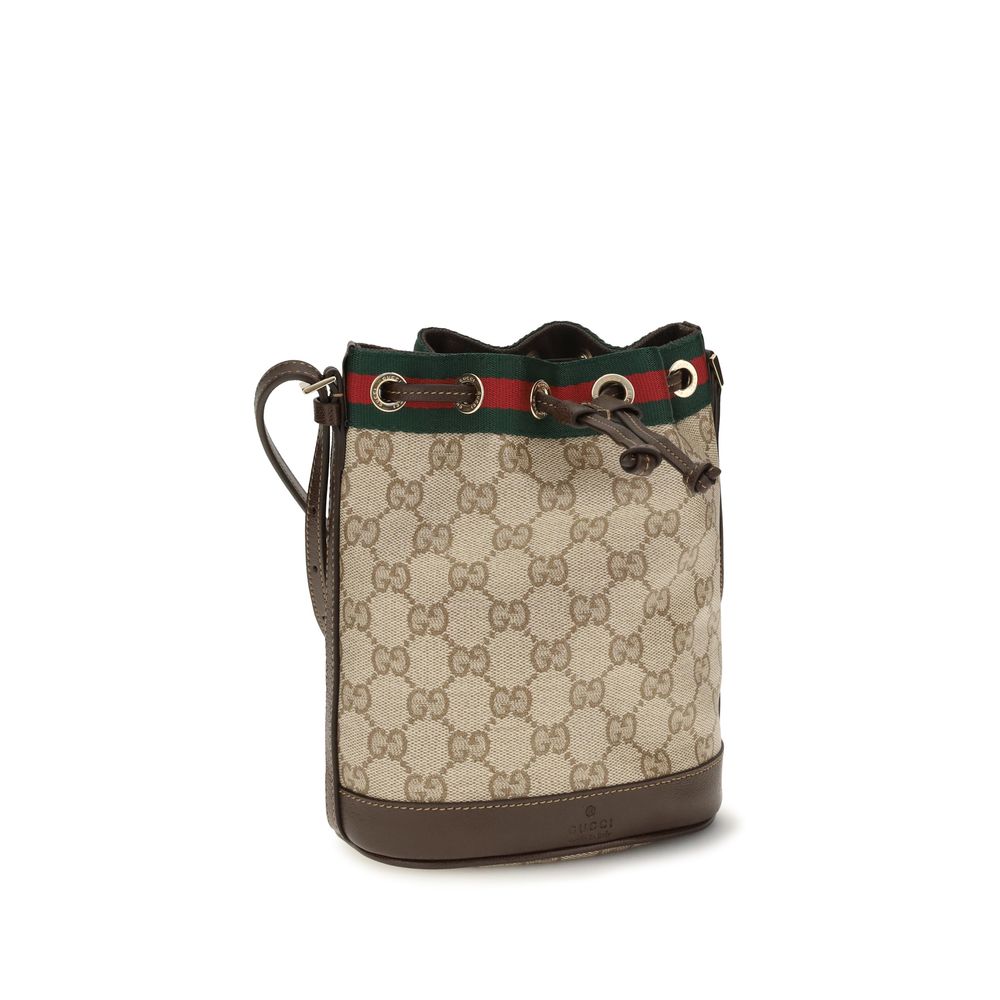Gucci - Beige Fabric Backet Bag
