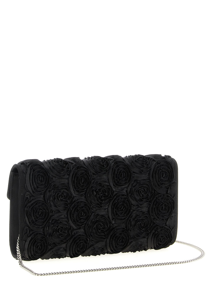 Roger Vivier Black Viscose Clutch Bag