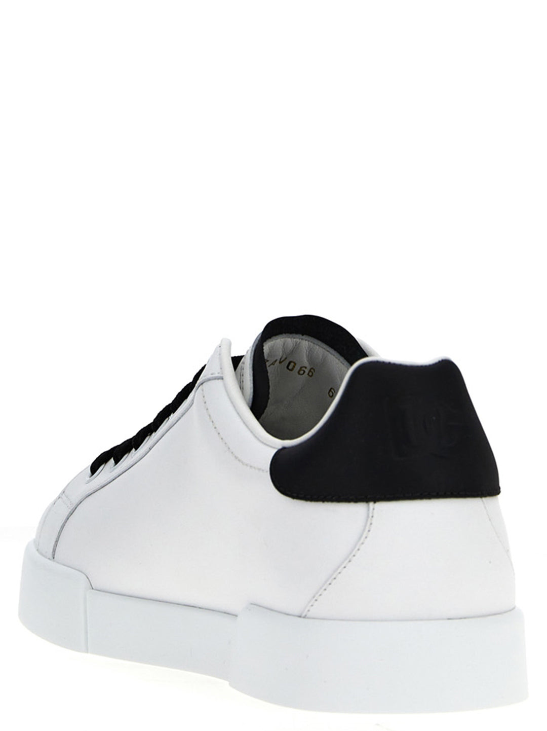 Dolce &amp; Gabbana Bicolor Calfskin Low Top Sneakers