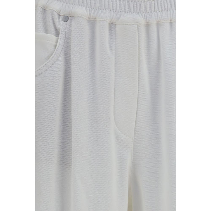 Brunello Cucinelli White Cotton Bermuda Shorts