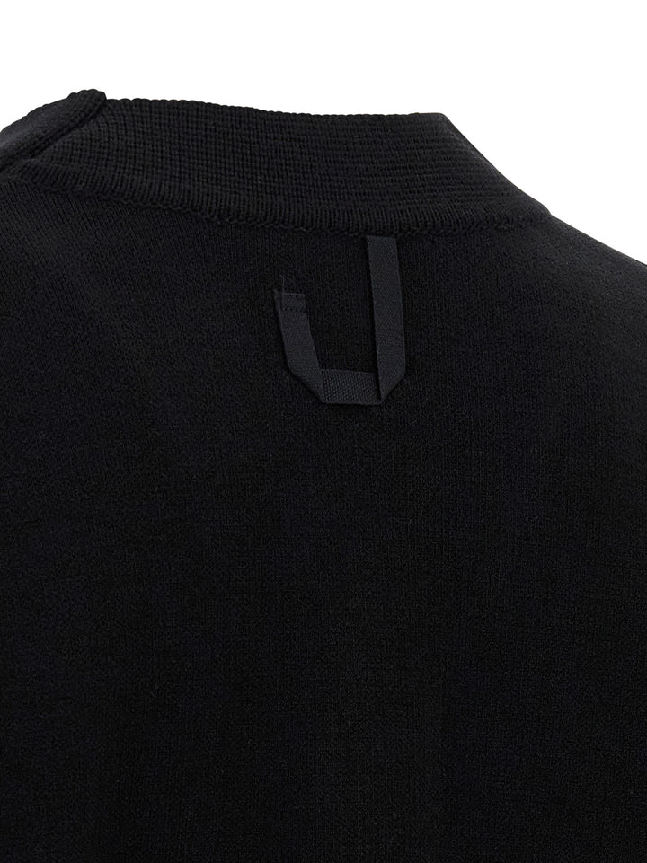 Jacquemus Black Merino Wool Cardigan