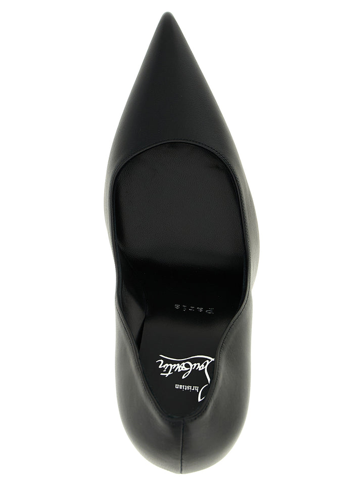 Christian Louboutin Black Lamb Leather High Heel Pumps