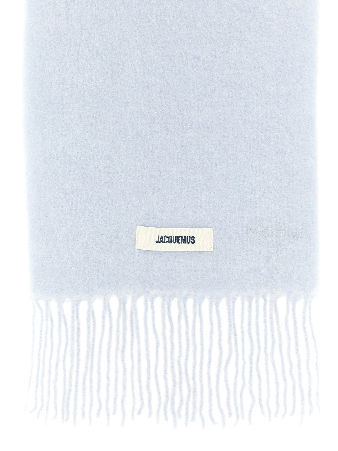 Jacquemus Blue Alpaca Leather Scarf