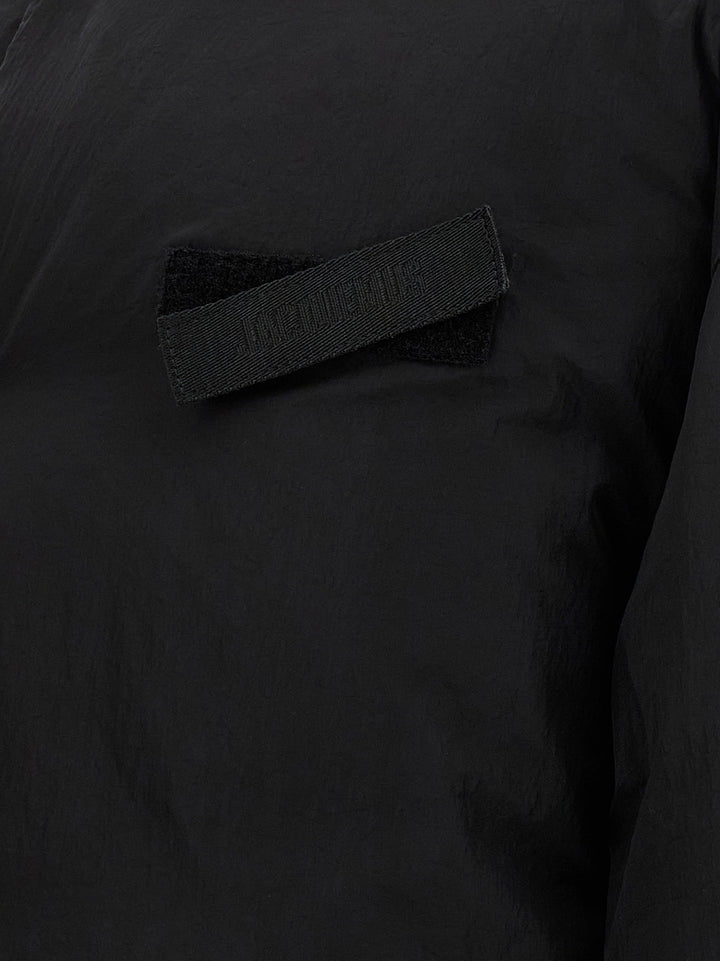 Jacquemus Black Polyamide Full-Length Jacket