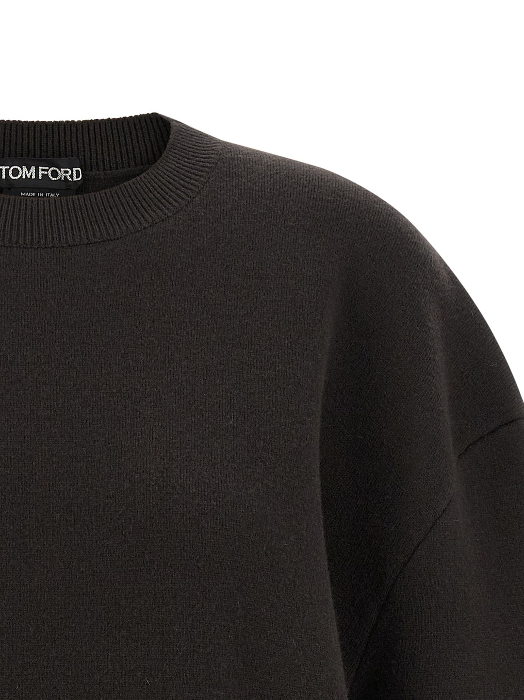 Tom Ford Brown Virgin Wool Short Dress