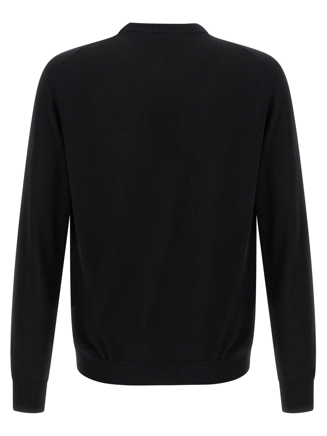 Fendi Black Virgin Wool Cardigan
