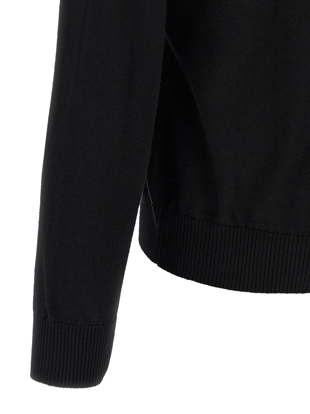 Fendi Black Virgin Wool Cardigan