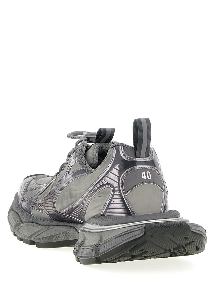 Balenciaga Gray Polyester Athletic Sneakers