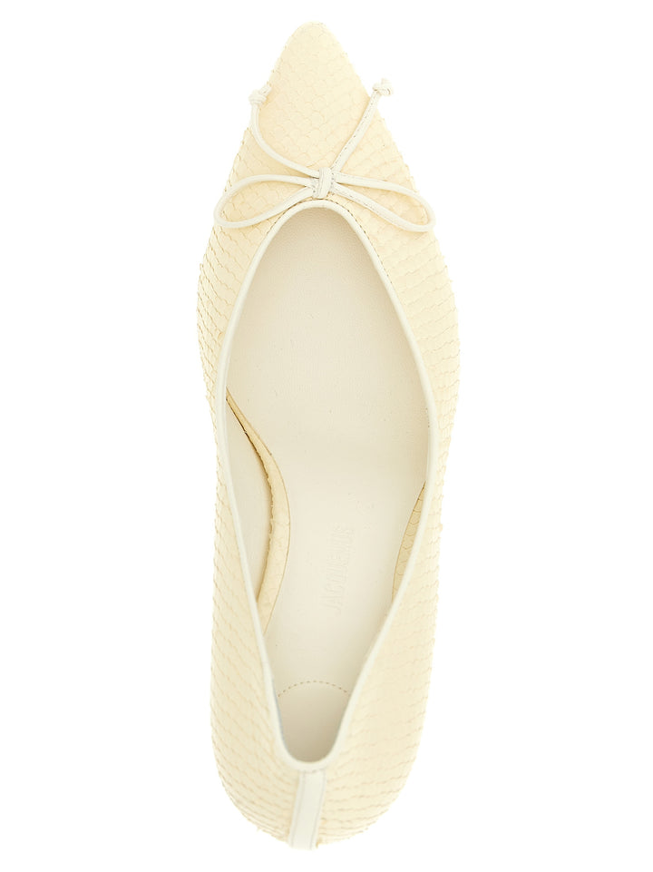 Jacquemus Beige Calfskin High Heel Pumps