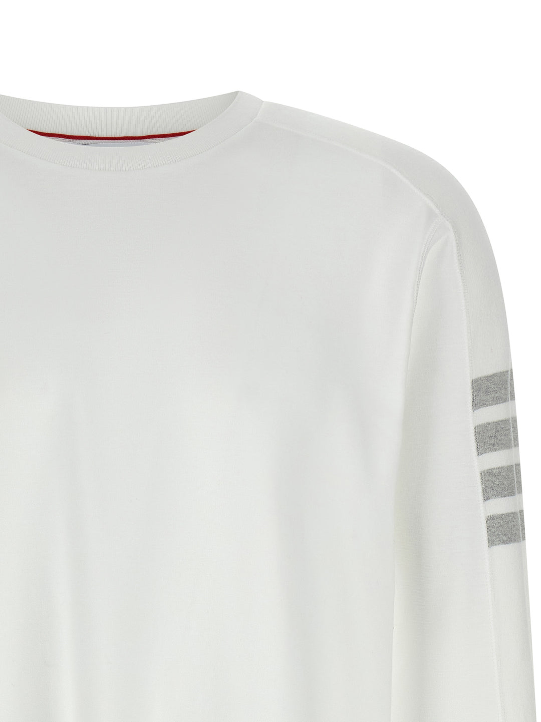 Thom Browne White Cotton T-Shirt