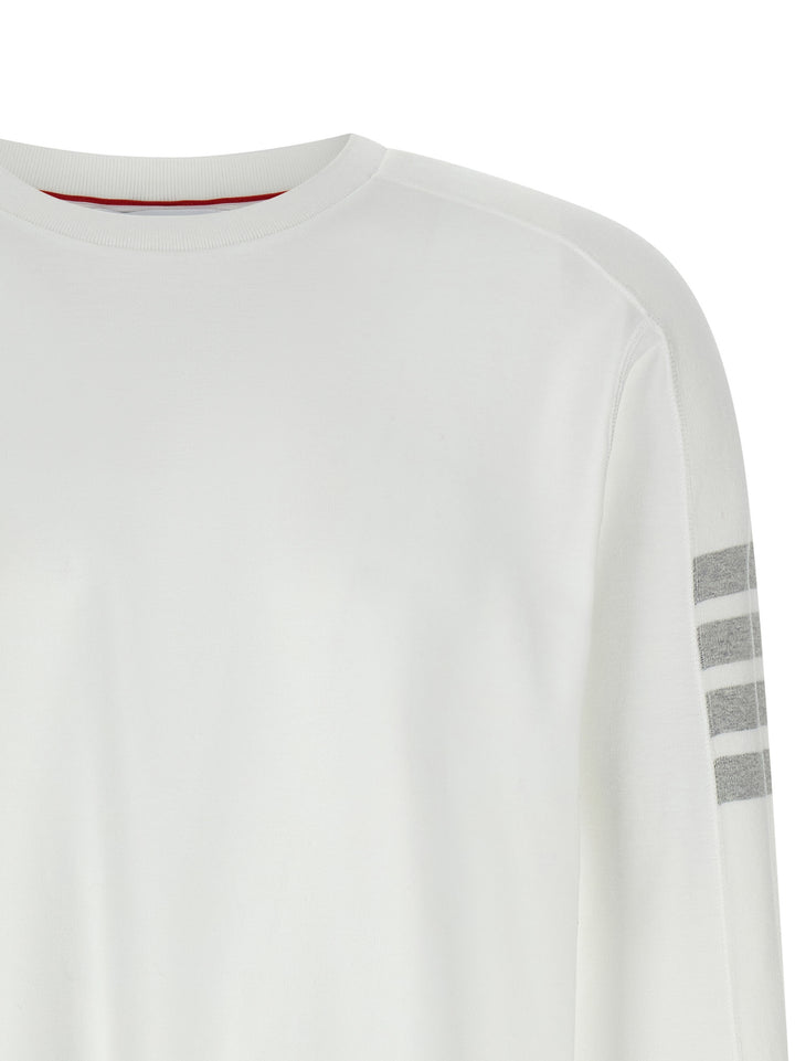 Thom Browne White Cotton T-Shirt