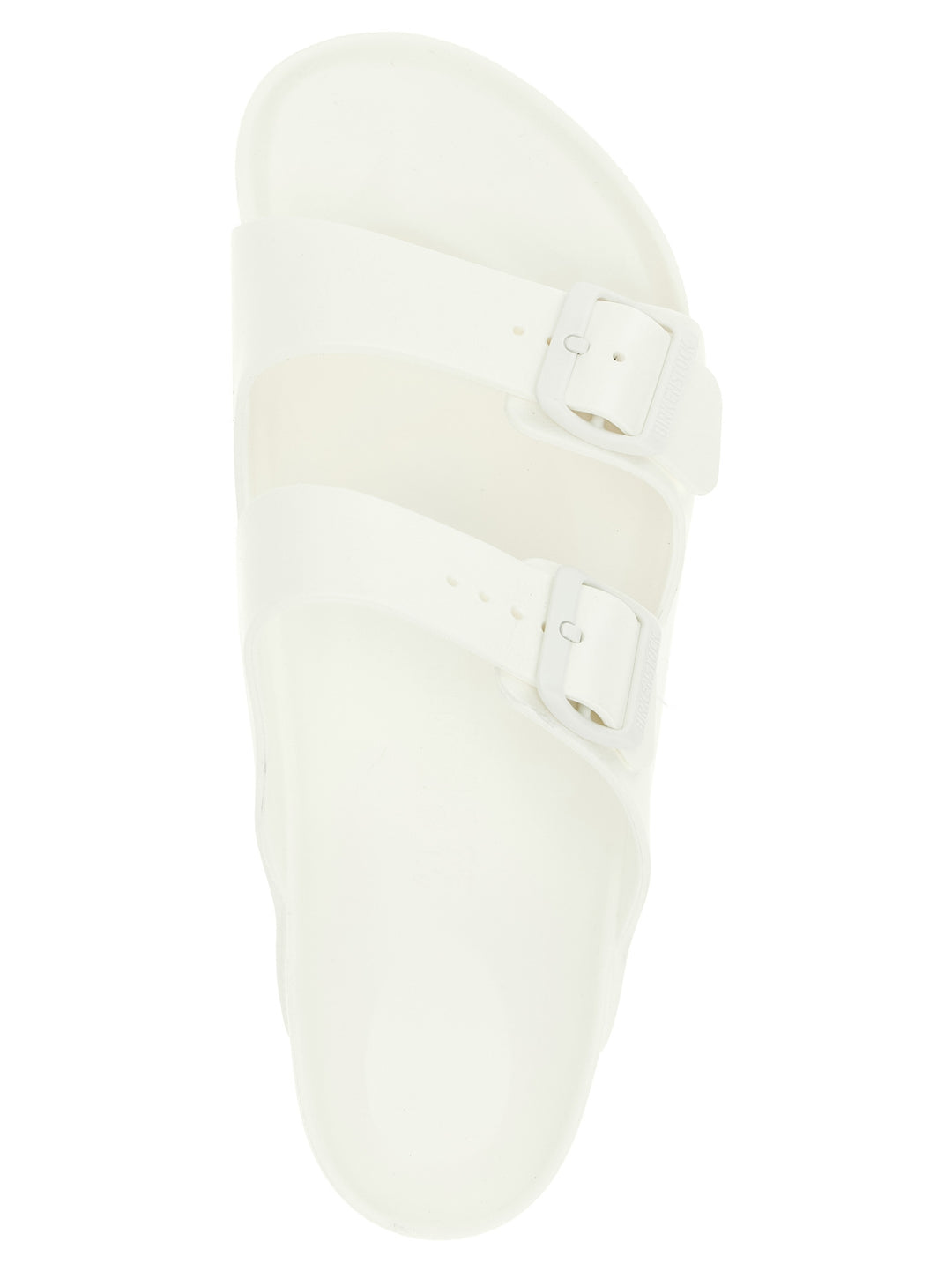 Birkenstock White Synthetic Slides