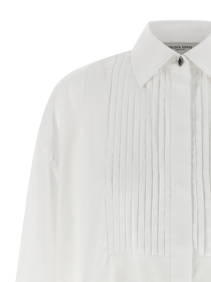 Golden Goose White Cotton Blouse